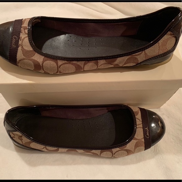 Coach Ballet Flats Brown